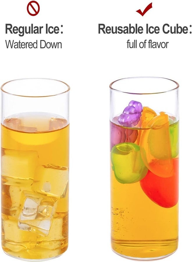Prostuff.in Fruits Shape Water-Filled Silicone 12-Piece Reusable Ice Cubes for Children That Can Be Placed in The Fridge and Used Frequently in Place Multicolor - Image 4
